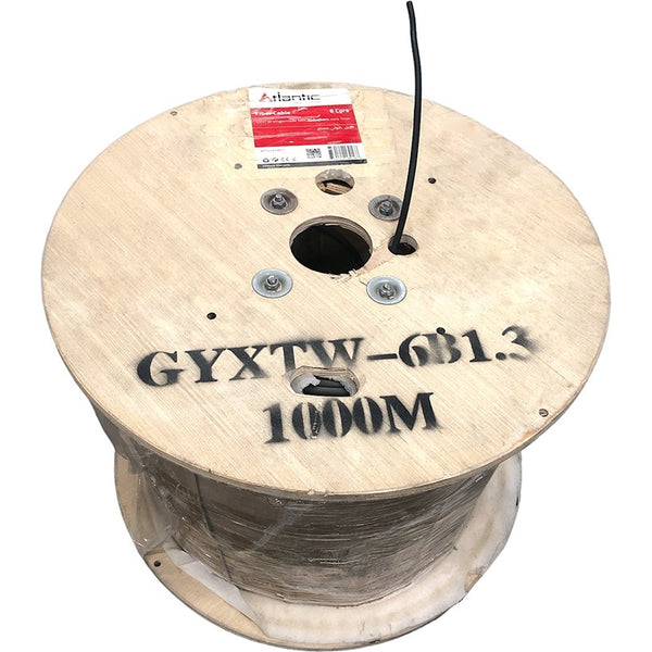 Atlantic 1KM Fiber Optic Cable G652D SingleMode - 7mm(FUJIKURA Core) - AT-6C-SM-1KM-R - Fiber Optic Cable - alnabaa.com - النبع