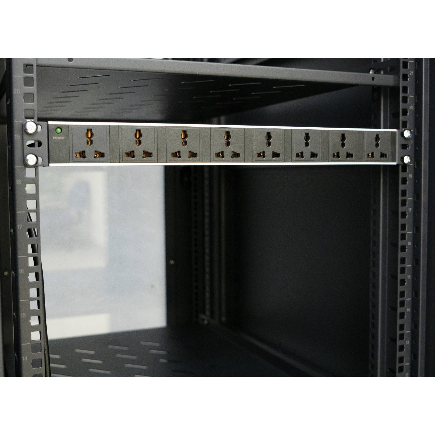 Atlantic 37U Server Rack Cabinet - 100cm Deep Enclosure -Grill - AT6037GR-BK - Rack - Cabinet - alnabaa.com - النبع