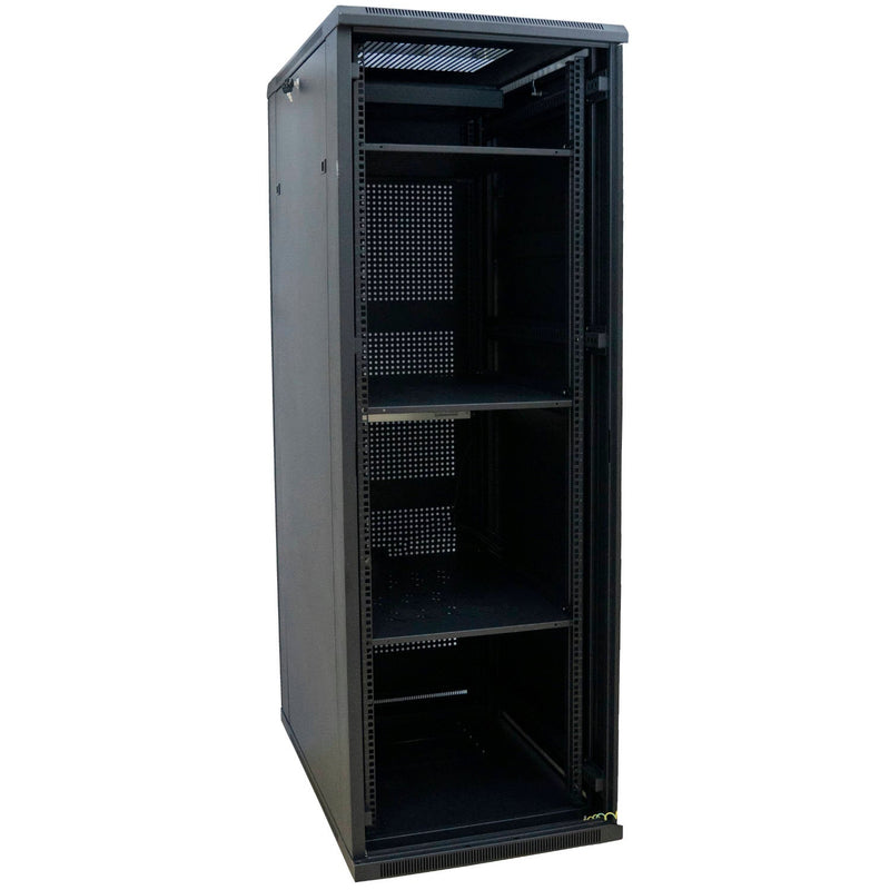 Atlantic 37U Server Rack Cabinet - 100cm Deep Enclosure -Grill - AT6037GR-BK - Rack - Cabinet - alnabaa.com - النبع