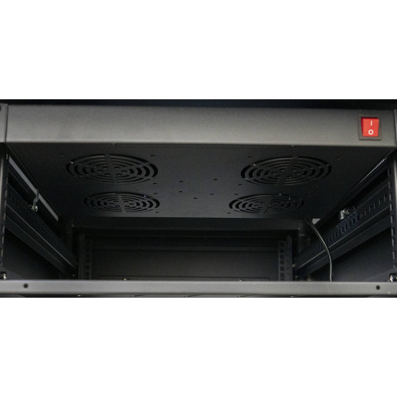 Atlantic 37U Server Rack Cabinet - 100cm Deep Enclosure -Grill - AT6037GR-BK - Rack - Cabinet - alnabaa.com - النبع