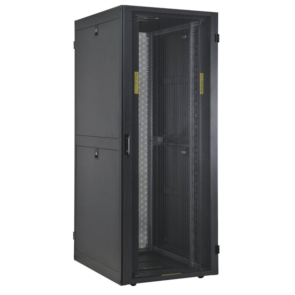 Atlantic 42U 1300kg Server Rack Cabinet - 80cm Extra Wide - 100cm Deep Enclosure -Grill - AT8042GR13-BK - Rack - Cabinet - alnabaa.com - النبع