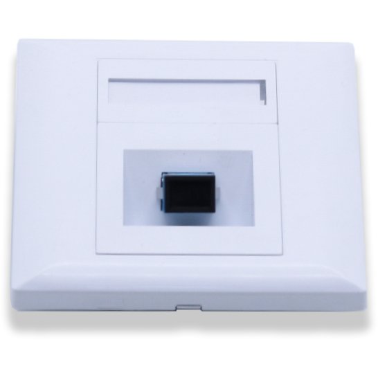 Atlantic Fiber Faceplate 86*86mm -1*SC Adapter - ATFP-SC - Network Accessories - alnabaa.com - النبع