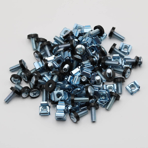 Atlantic Rack Screws and Clip Nuts - 50 Pack - ATSCRW50 - Network Accessories - alnabaa.com - النبع