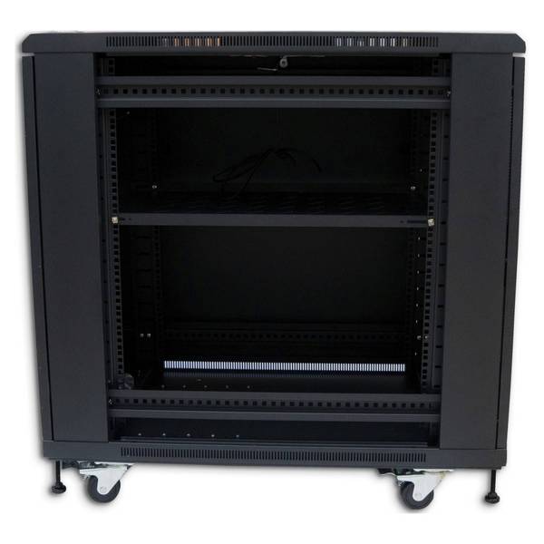 Atlantic Rack Server Cabinet 60cm Extra Wide -100cm Deep Enclosure wit