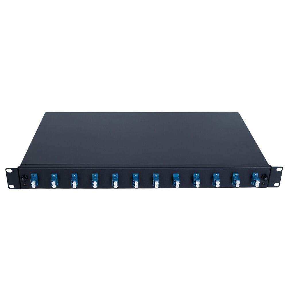 Atlantic Rackmount 24LC - 12Port Patch Panel - ATFODF12LC-SM - Fiber Patch Panel - alnabaa.com - النبع