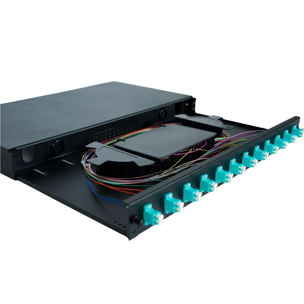 Atlantic Rackmount 24LC - 12Port Patch Panel - ATFODF12LC-MM - Fiber Patch Panel - alnabaa.com - النبع