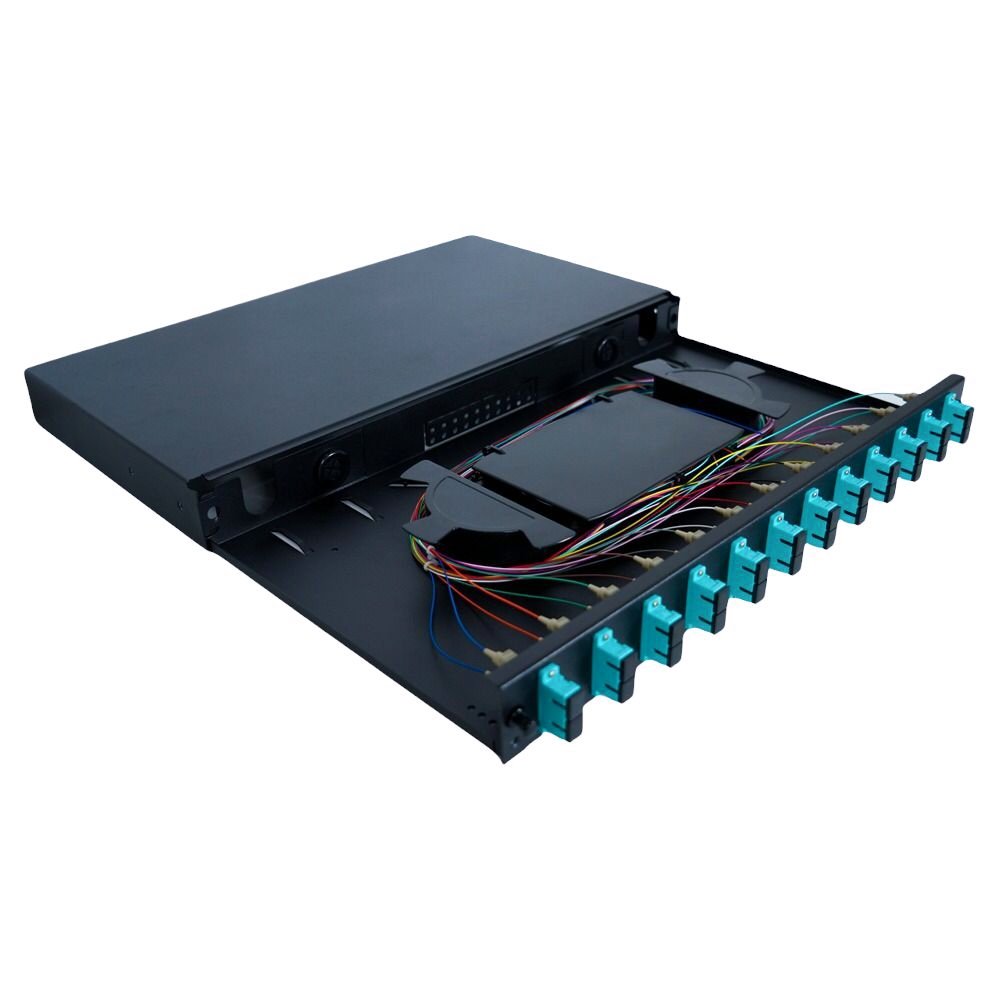 Atlantic Rackmount 24SC - 12Port Patch Panel - ATFODF12SC-MM - Fiber Patch Panel - alnabaa.com - النبع