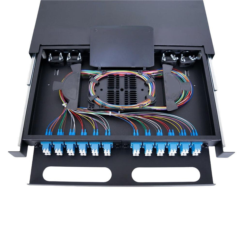 Atlantic Rackmount 48LC - 24Port Patch Panel - Fiber Patch Panel - alnabaa.com - النبع