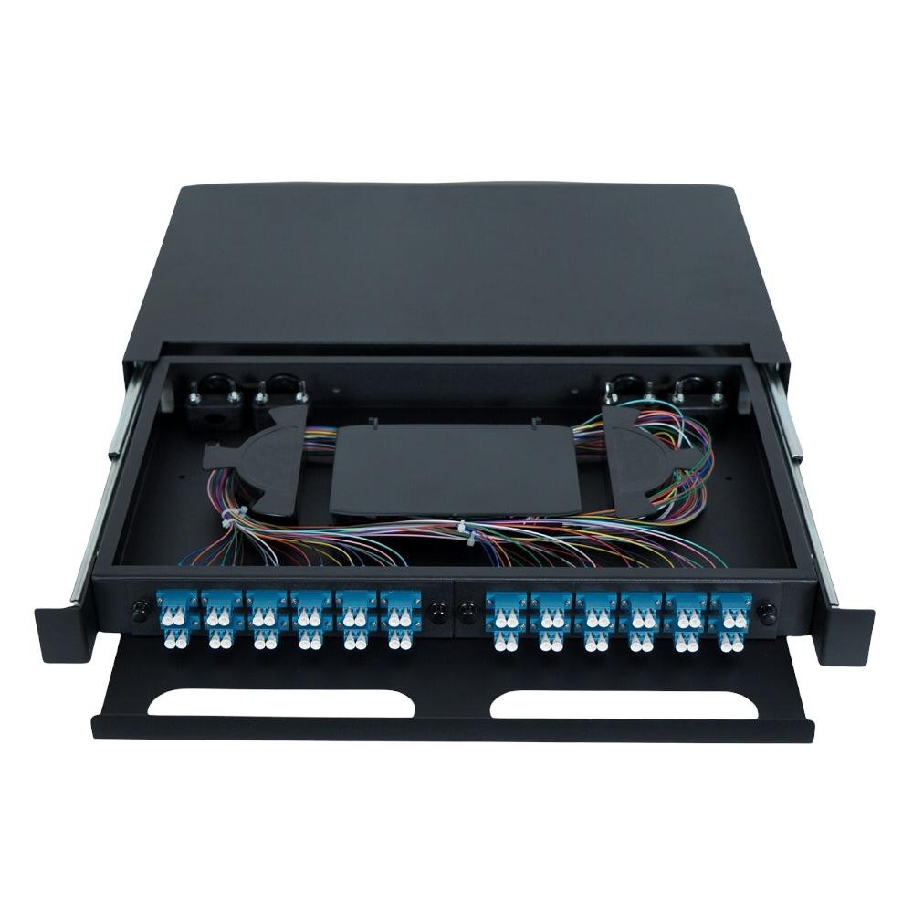 Atlantic Rackmount 48LC - 24Port SingleMode Patch Panel - ATFODF24LC-SM - Fiber Patch Panel - alnabaa.com - النبع