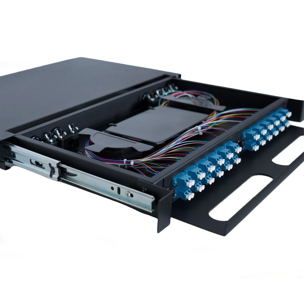 Atlantic Rackmount 48LC - 24Port SingleMode Patch Panel - ATFODF24LC-SM - Fiber Patch Panel - alnabaa.com - النبع