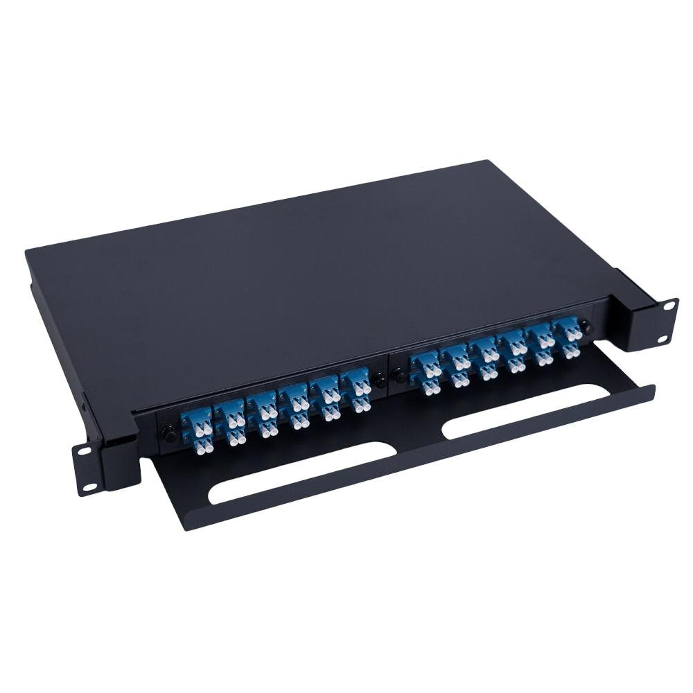 Atlantic Rackmount 48LC - 24Port SingleMode Patch Panel - ATFODF24LC-SM - Fiber Patch Panel - alnabaa.com - النبع