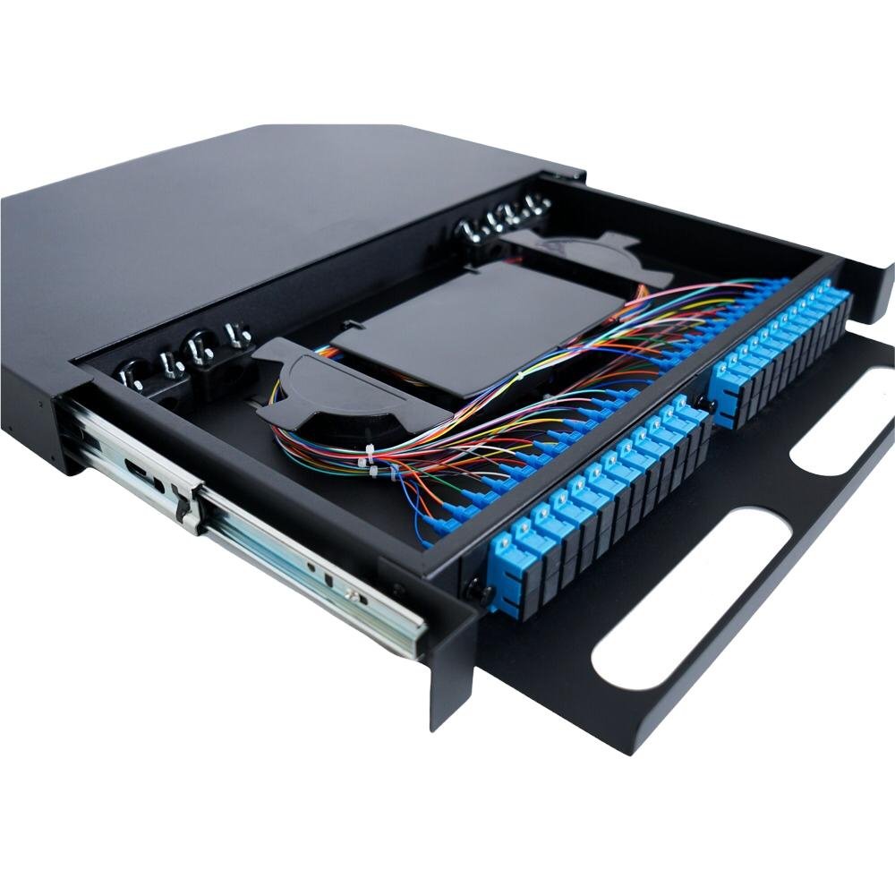 Atlantic Rackmount 48SC - 24Port Patch Panel - ATFODF24SC-SM - Fiber Patch Panel - alnabaa.com - النبع