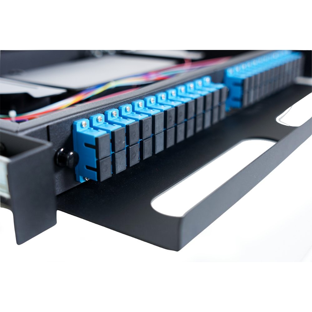 Atlantic Rackmount 48SC - 24Port Patch Panel - ATFODF24SC-SM - Fiber Patch Panel - alnabaa.com - النبع