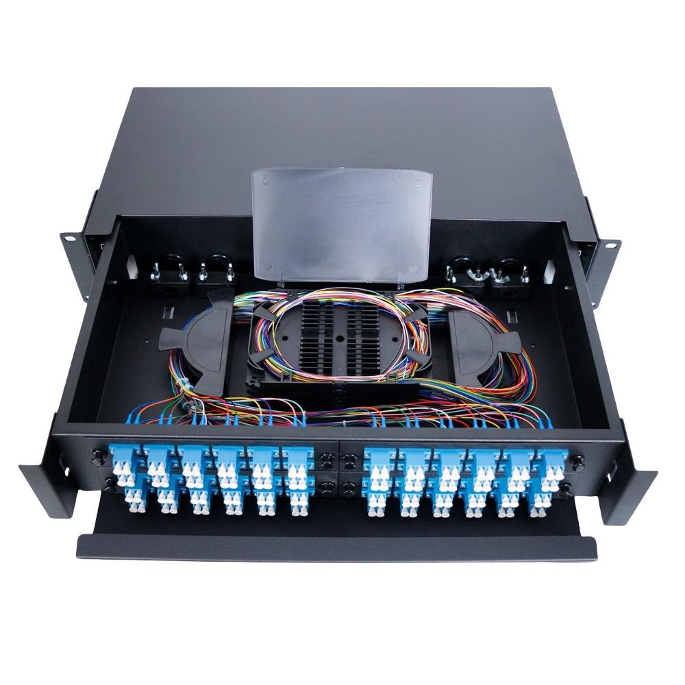 Atlantic Rackmount 96LC - 48Port Patch Panel - ATFODF48LC-SM - Fiber Patch Panel - alnabaa.com - النبع