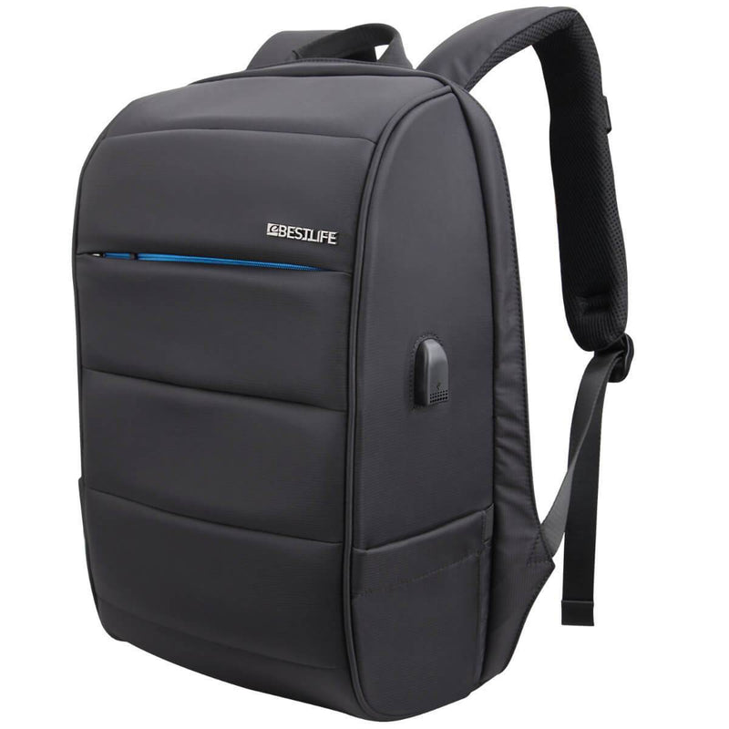 Bestlife 15.6" TravelSafe Anti-theft Laptop Backpack BB-3456-1 - BB-3456BU-1-15.6" - Laptop Cases & Bags - alnabaa.com - النبع