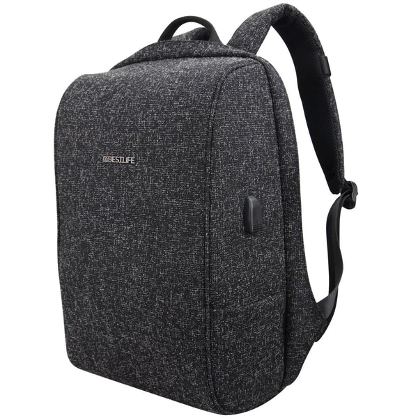 Bestlife 15.6" TravelSafe Anti-theft Laptop Backpack BB-3456 - BB-3456BK-15.6" - Laptop Cases & Bags - alnabaa.com - النبع