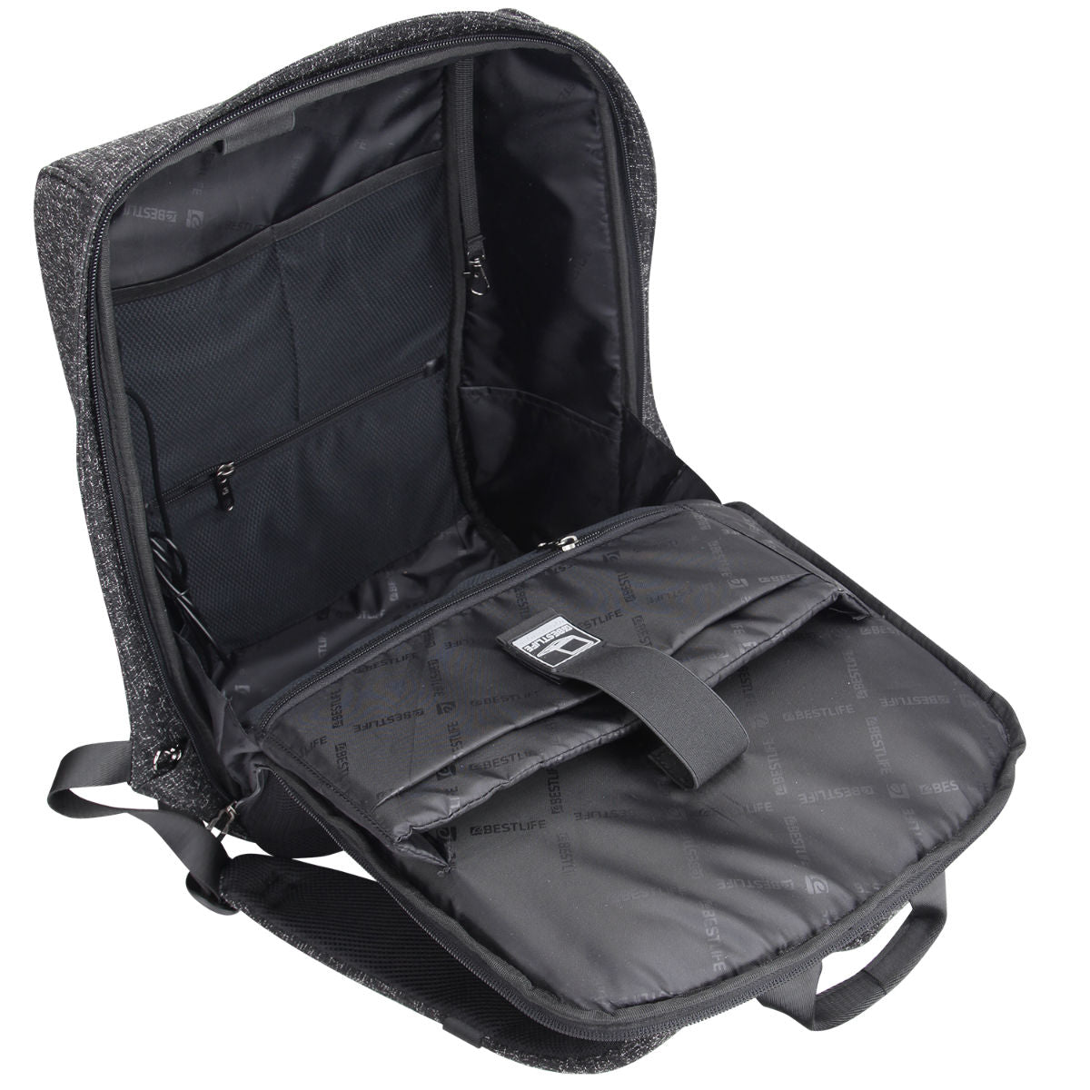 Bestlife 15.6" TravelSafe Anti-theft Laptop Backpack BB-3456 - BB-3456BK-15.6" - Laptop Cases & Bags - alnabaa.com - النبع