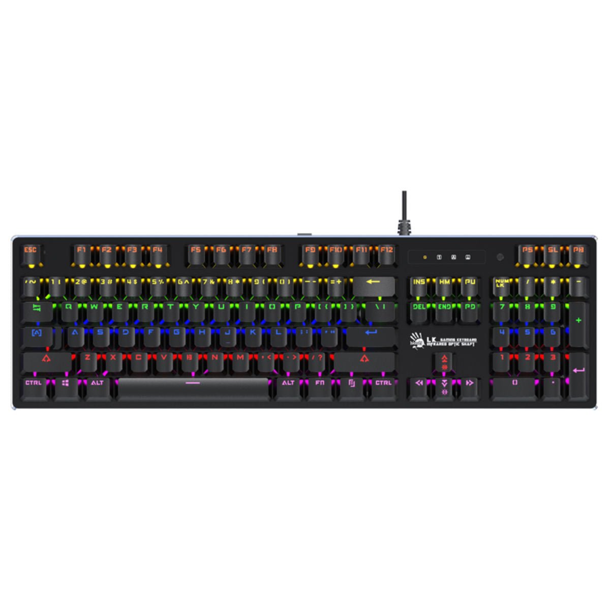 Bloody B760 Full Light Strike Mechanical Gaming Keyboard - Green Switch - Arabic - B760 - Keyboards - alnabaa.com - النبع