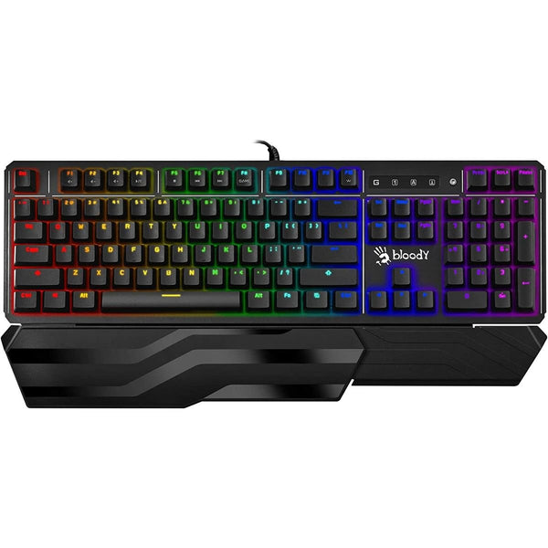 Bloody B975 Light Strike RGB Optic Gaming Keyboard (LK Libra Orange Switch) - B975 - Keyboards - alnabaa.com - النبع