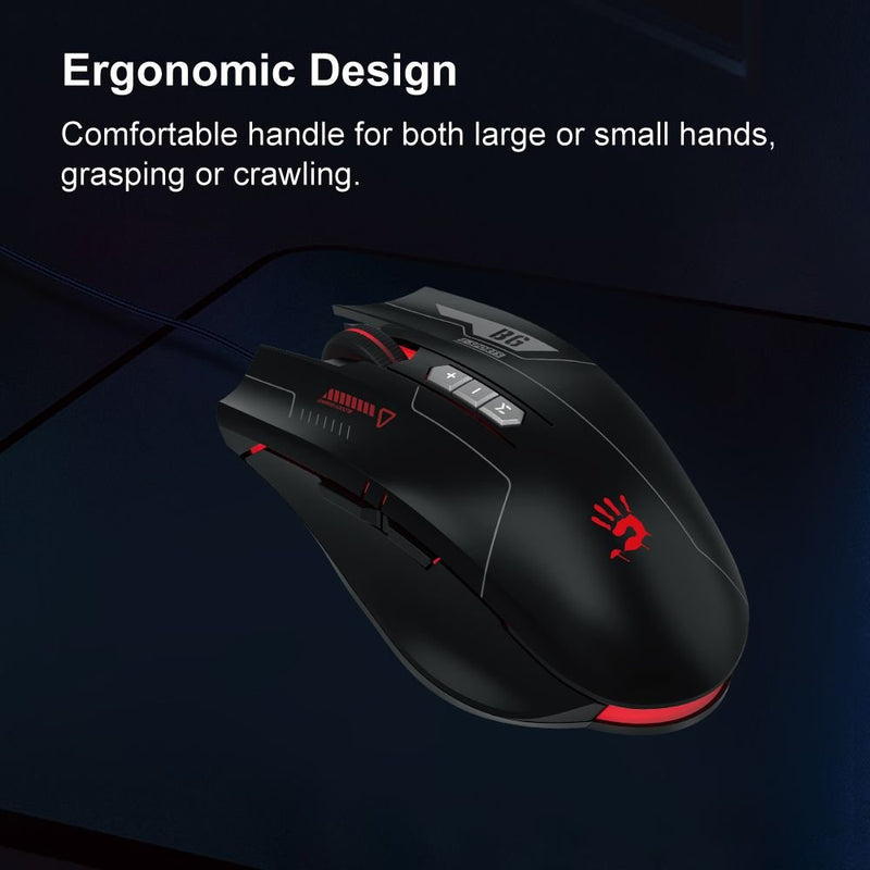 Bloody ES7 RGB Esports USB Gaming Mouse - 6000 CPI - ES7 - Mice - alnabaa.com - النبع