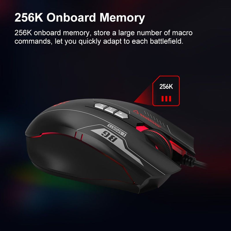 Bloody ES7 RGB Esports USB Gaming Mouse - 6000 CPI - ES7 - Mice - alnabaa.com - النبع