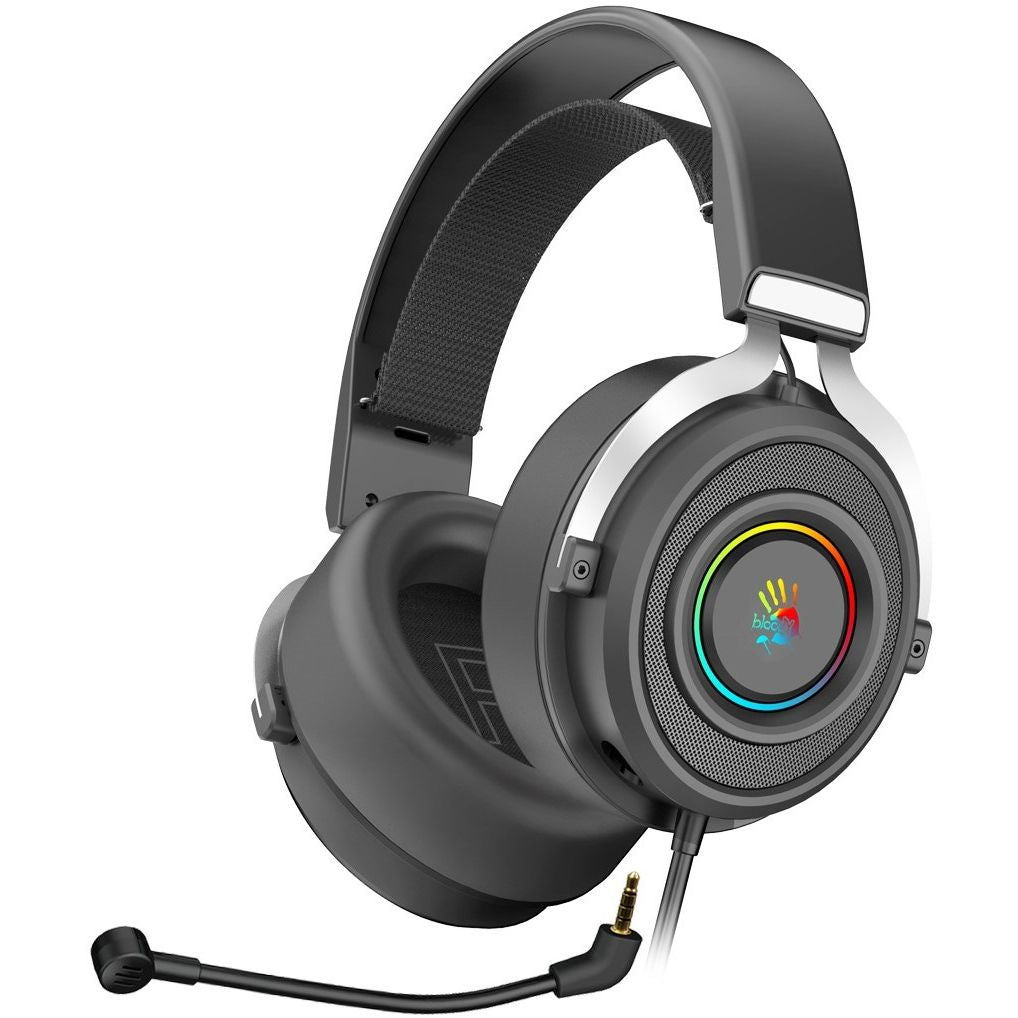 Bloody G535 Virtual 7.1 Surround Gaming Headset - G535 Black - Headphones - alnabaa.com - النبع