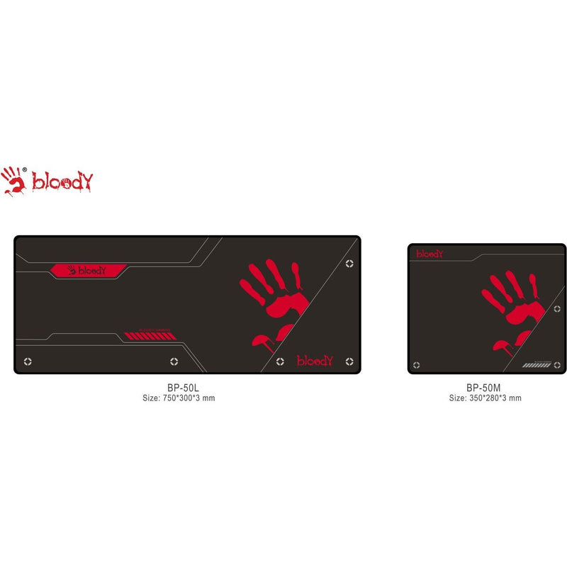 Bloody Gaming Mouse Pad - 750*300*3mm - BP-50L - Mouse Pads - alnabaa.com - النبع