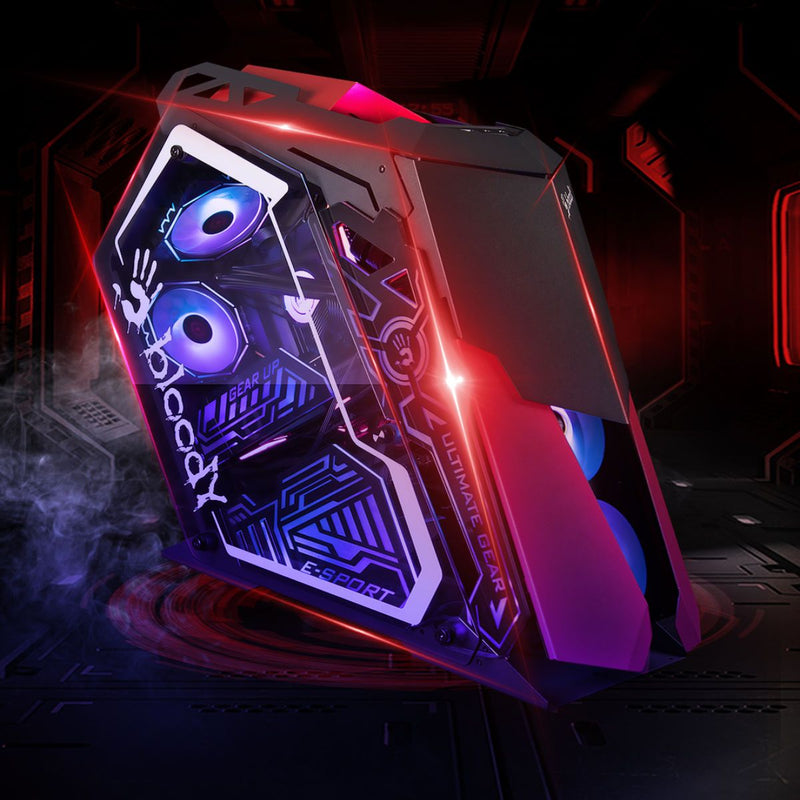 Bloody GH-30 Rogue Mid Tower Gaming Case - GH-30 - Computer Cases - alnabaa.com - النبع