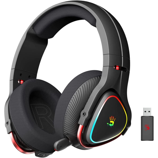 Bloody MR710 Wireless RGB Gaming Headset for Xbox, PS4/5 - MR710 Black - Headphones - alnabaa.com - النبع