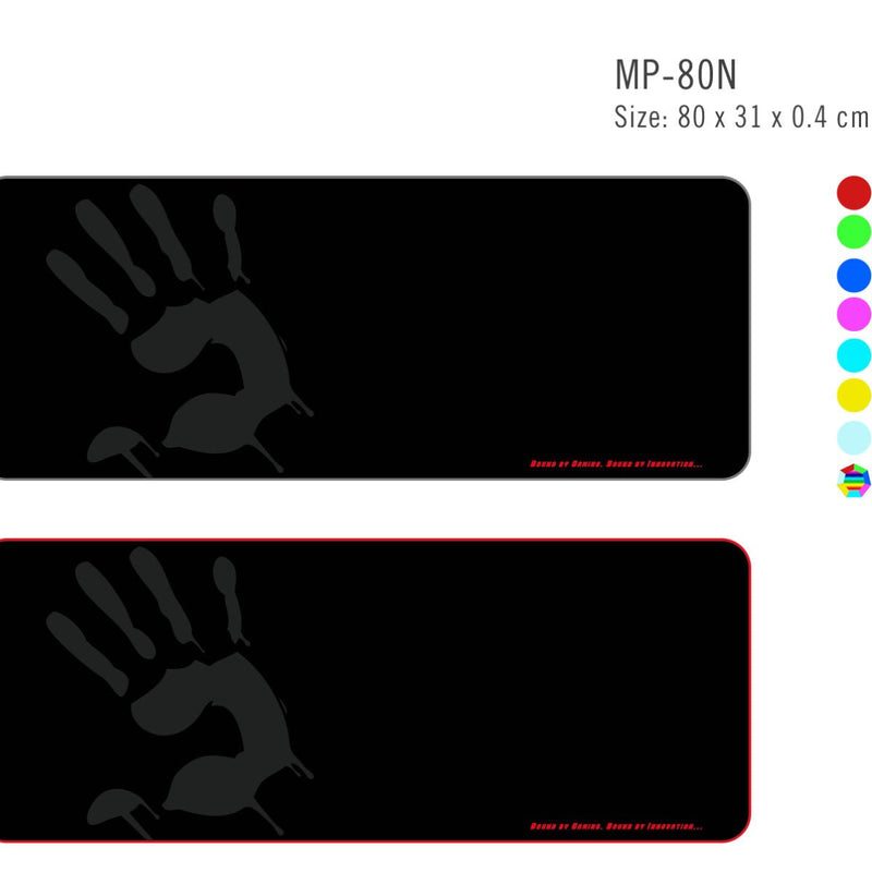 Bloody RGB Gaming Mouse Pad - 80 x 31cm - MP-80N - Mouse Pads - alnabaa.com - النبع