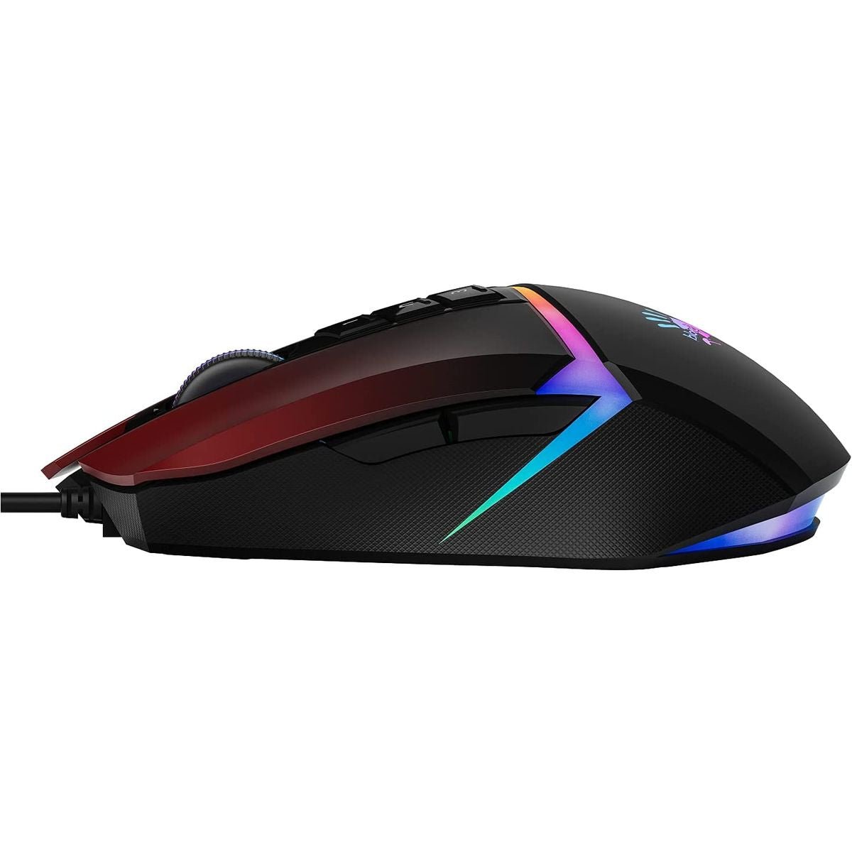 Bloody W60 Max RGB Optical Gaming Mouse - 10000 CPI - W60Max-Red - Mice - alnabaa.com - النبع