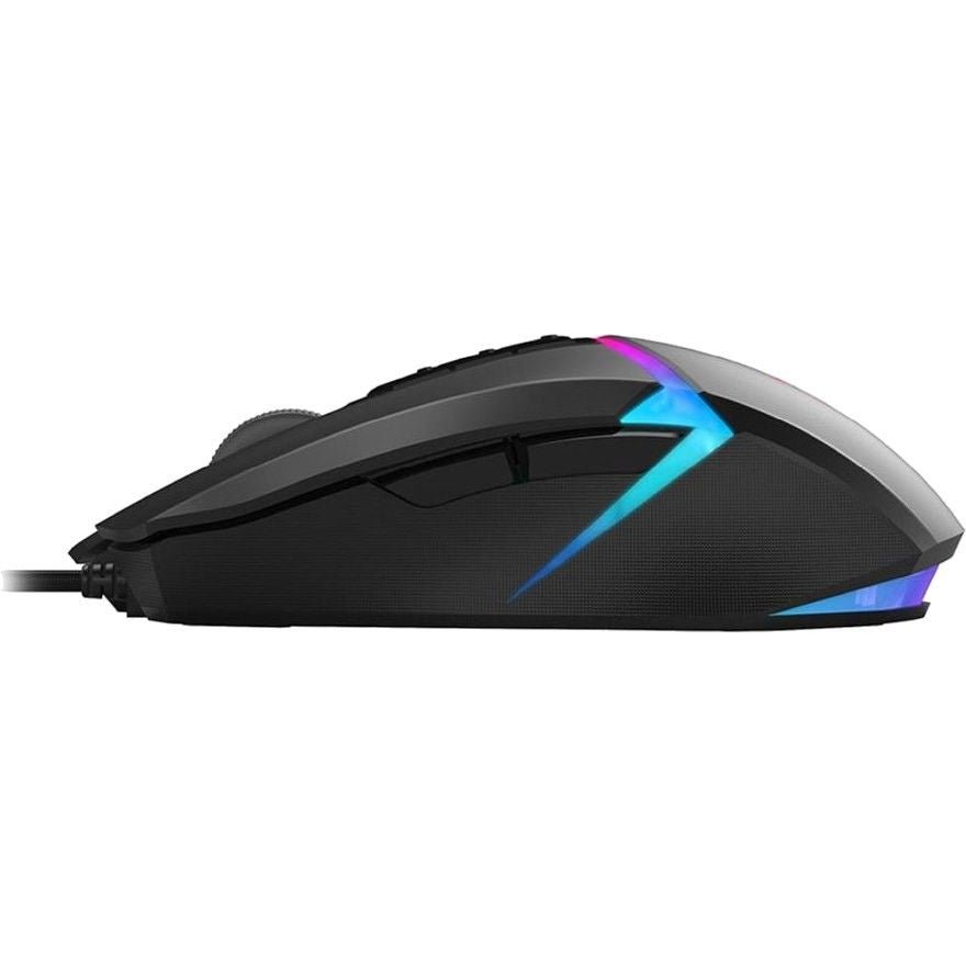 Bloody W60 Max RGB Optical Gaming Mouse - 10000 CPI - W60Max-Red - Mice - alnabaa.com - النبع