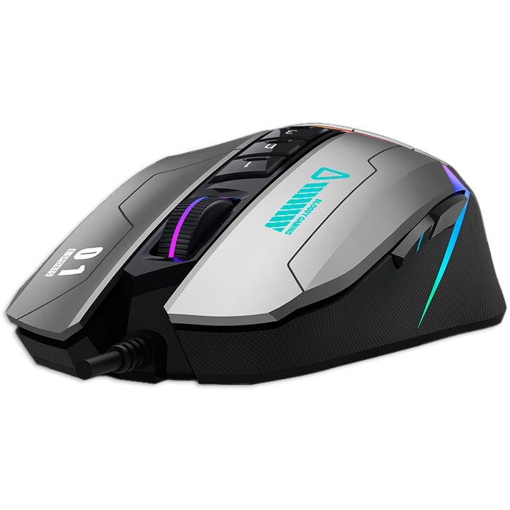 Bloody W60 Max RGB Optical Gaming Mouse - 10000 CPI - W60Max-Grey - Mice - alnabaa.com - النبع