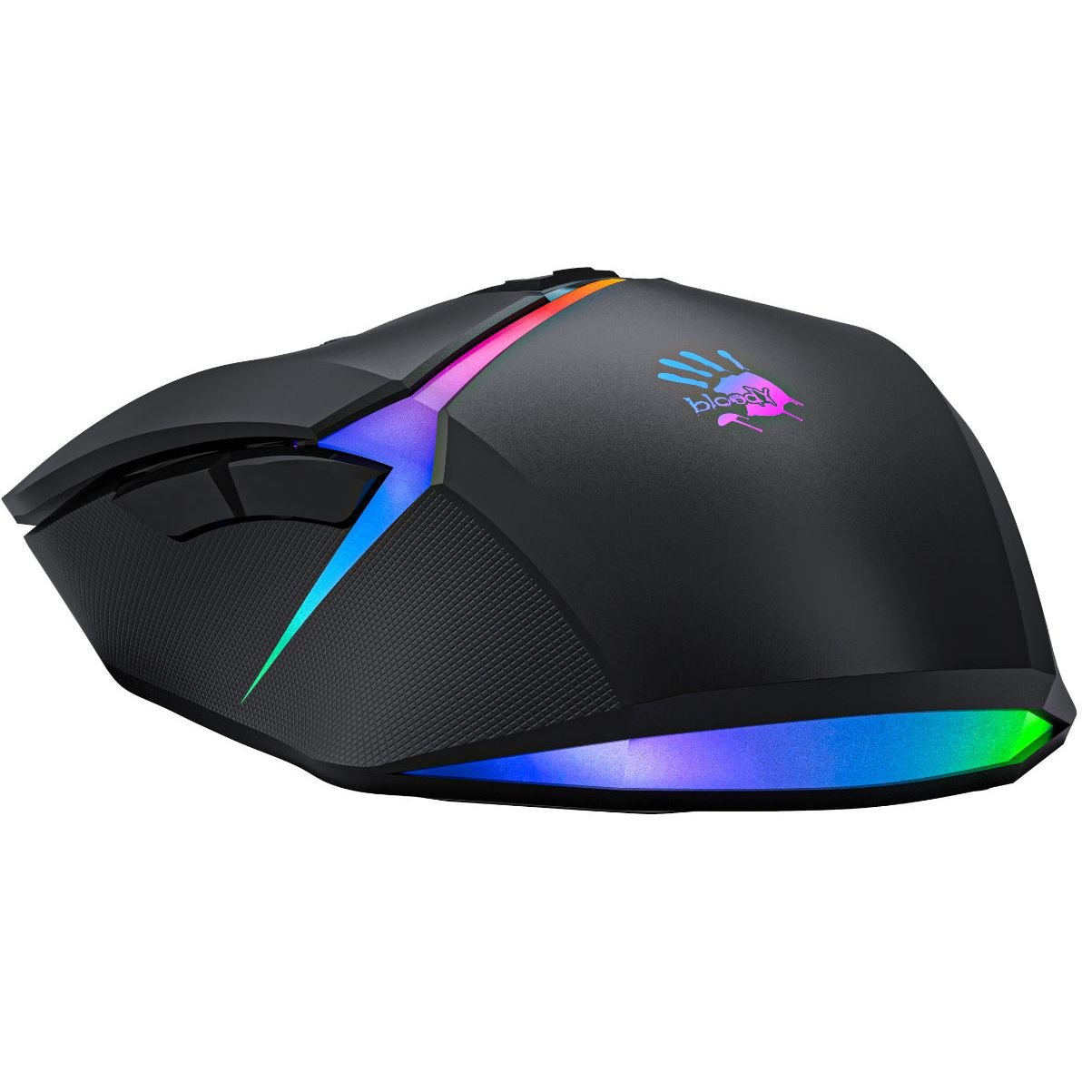 Bloody W60 Max RGB Optical Gaming Mouse - 10000 CPI - W60Max-Black - Mice - alnabaa.com - النبع