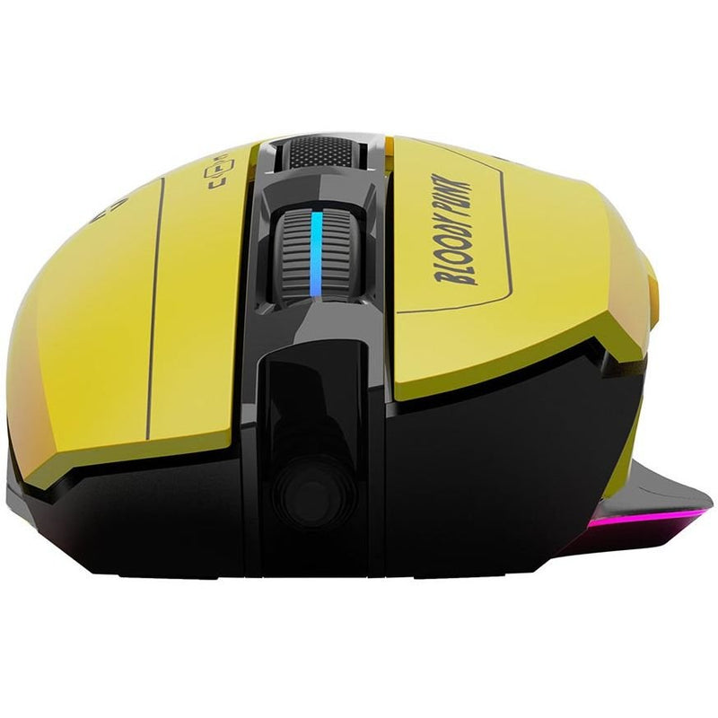Bloody W70 Max RGB Gaming Mouse - 10000 CPI - W70Max-Yellow - Mice - alnabaa.com - النبع