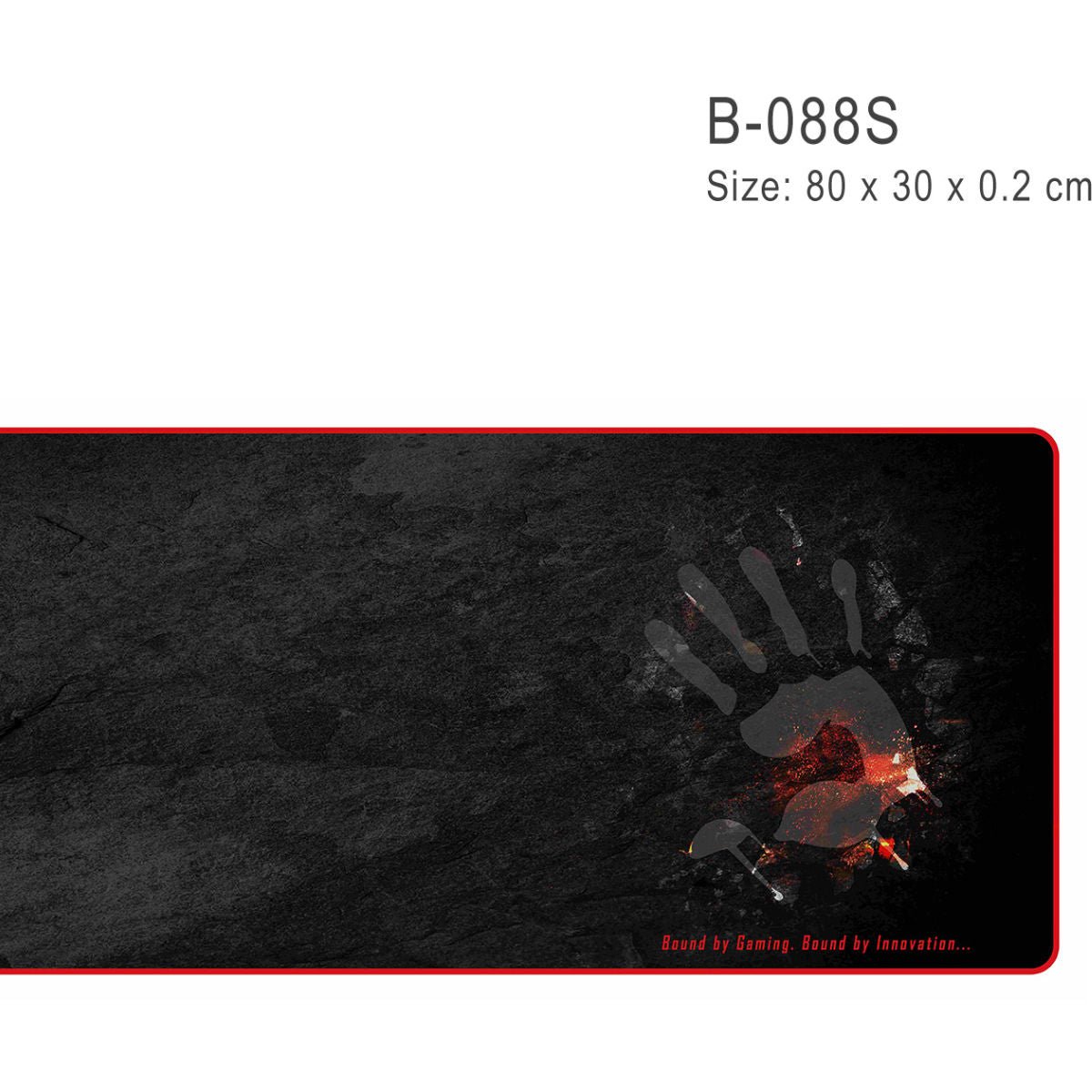 Bloody X-Thin Gaming Mouse Pad - 80 x 30cm - B-088S - Mouse Pads - alnabaa.com - النبع