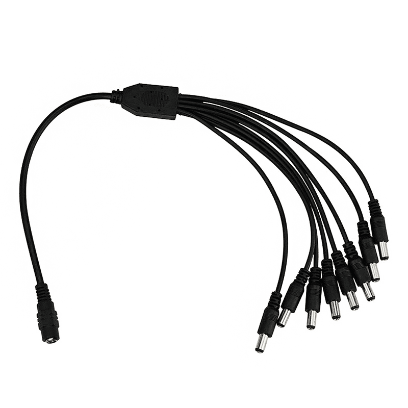 Longse Extension Cable ,1 to 8CH power cable splitter