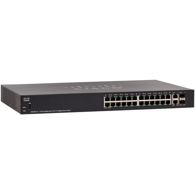 Cisco SX350X-24,24-Port 10GBase-T Stackable Managed Switch - SX350X-24 - Switches - alnabaa.com - النبع