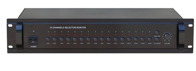 CMX 16 Zone Speaker Selector, expandable up to 320 zones ,With interface for fire alarm system - PA-200KS - Public address Amplifier - alnabaa.com - النبع