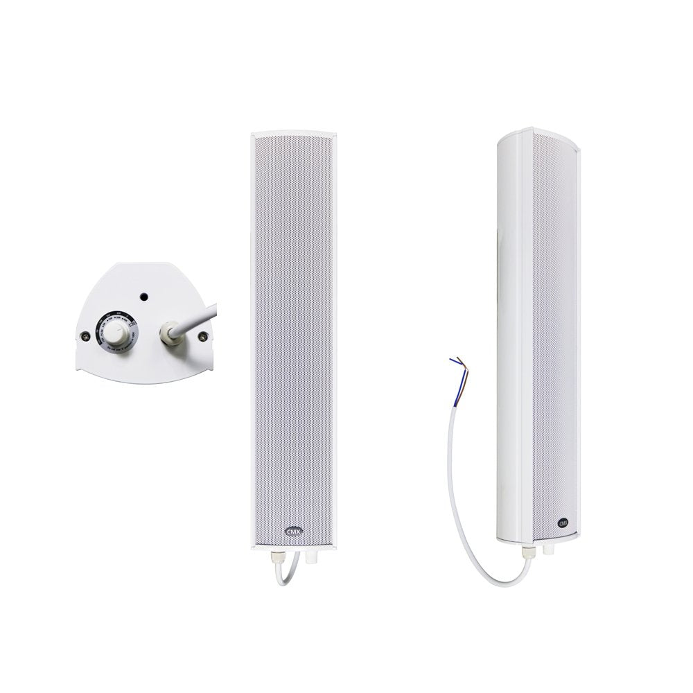 CMX 3"+1" 2-Way Outdoor Column Speaker, 40-20W, 100V, Aluminum, Slim size. - CLSK-40C - Speakers - alnabaa.com - النبع