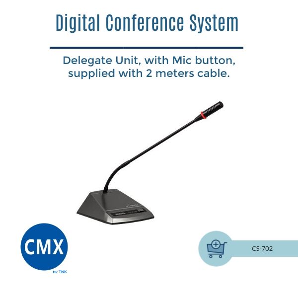 CMX CS-702 Conference System Delegate Unit - CS-702 - Conference System - alnabaa.com - النبع