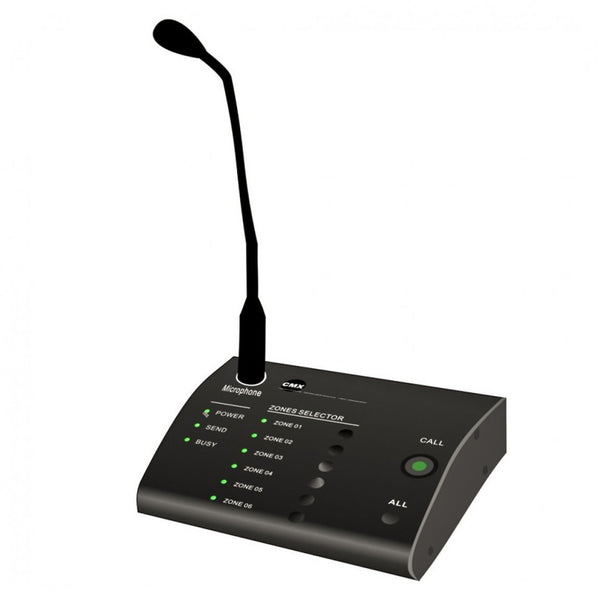 CMX DA-500RM 6 Zone Remote Microphone - DA-500RM - Public address Amplifier - alnabaa.com - النبع