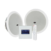 CMX In-Wall Amplifier with Pair Speaker Set, 15W+15W, USB/FM/Bluetooth/Remote Control - A5D - Speakers - alnabaa.com - النبع