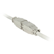 Atlantic Cat6/6A Tool-Less Keystone Coupler – RJ45 Inline Connector, Shielded, Snap-In Design