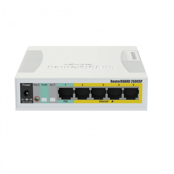 MikroTik Cloud Smart Switch RB260GSP (CSS106-1G-4P-1S)