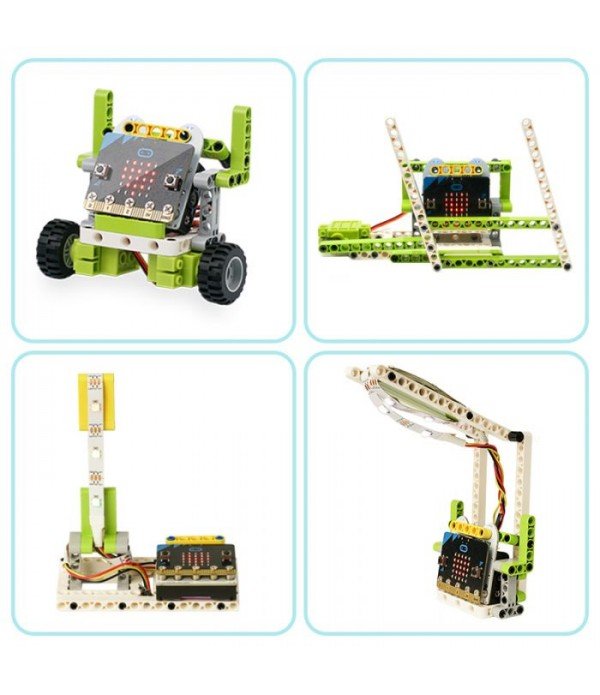 ELECFREAKS 6 IN 1 Ring:bit Bricks Pack - Lego compatible building and coding kit for micro:bit - EF08217 - STEAM - alnabaa.com - النبع
