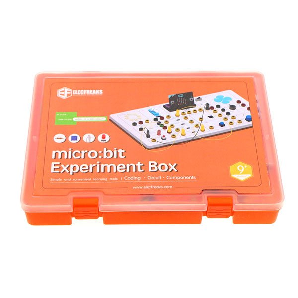 ELECFREAKS Experiment Box Kit - 14 Components on Board to Learn how to use micro:bit to Control Circuit - EF08200 - STEAM - alnabaa.com - النبع