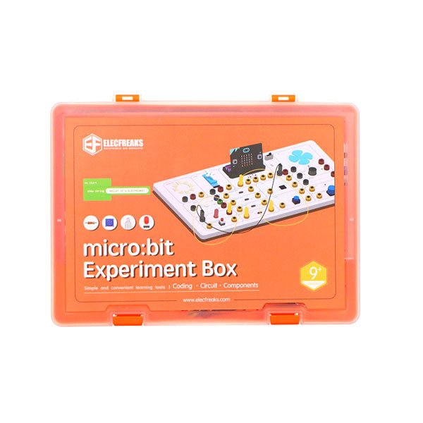 ELECFREAKS Experiment Box Kit - 14 Components on Board to Learn how to use micro:bit to Control Circuit - EF08200 - STEAM - alnabaa.com - النبع
