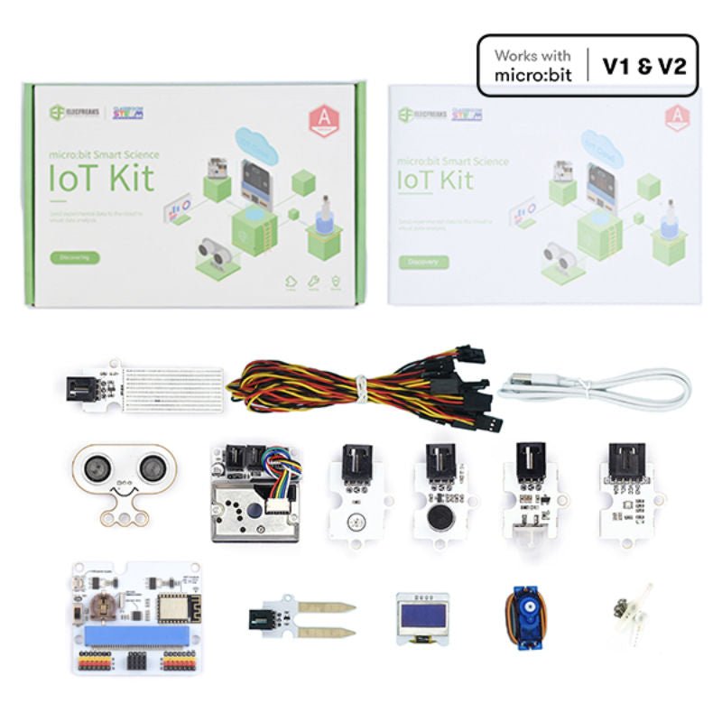 ELECFREAKS Smart Science IoT Kit - Climate Sensors kit for IoT learning - EF08203 - STEAM - alnabaa.com - النبع