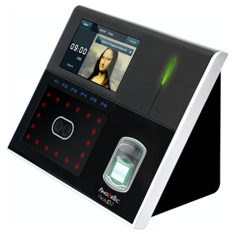 FingerTec Face ID 2 Biometric Time Attendance and Access Control - Face ID 2 - Access Control - alnabaa.com - النبع